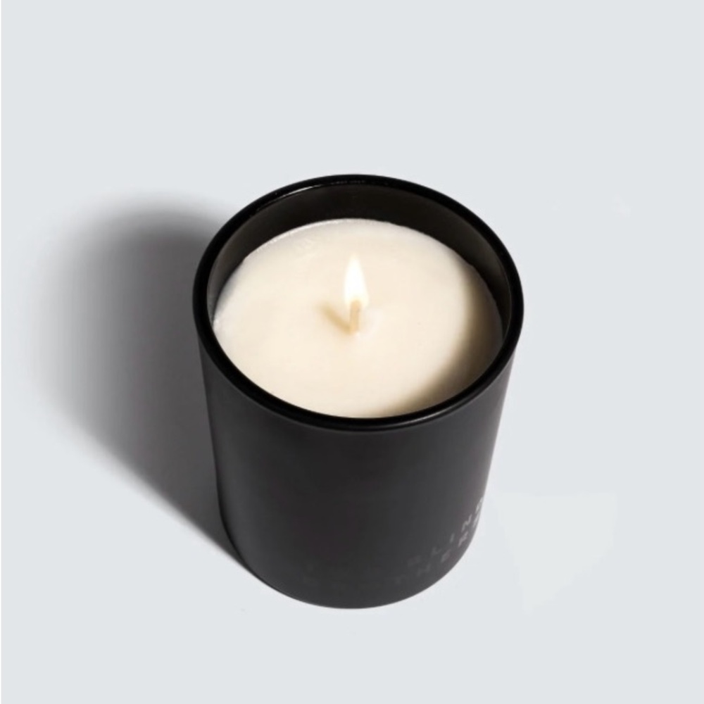 Two Blind Brothers Hand Poured Blackout Candle 12oz Saddlewood Scented - Picture 2 of 11